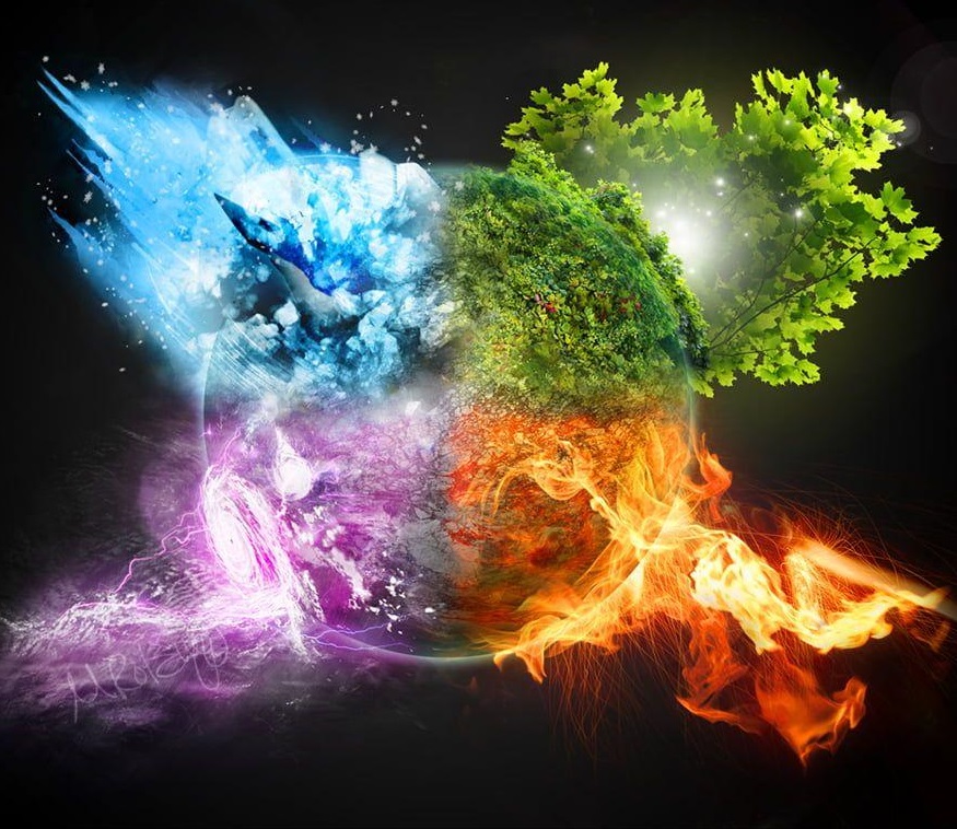 four elements world